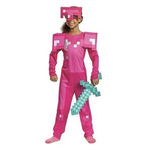 Minecraft Armor Child Halloween Costume Size M(7-8) Sword Not Included